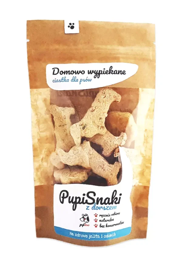 Pupilovo PupiSnaki z dorszem "Zdrowe jelita i oddech" 100g