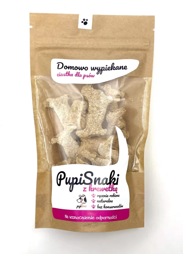 Pupilovo PupiSnaki z krewetką "Na wzmocnienie odporności" 100g
