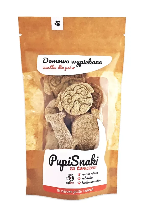Pupilovo PupiSnaki ze żwaczem "Zdrowe jelita i oddech" 100g